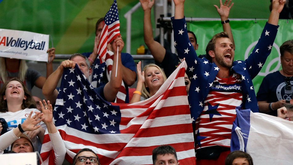 NBCOlympics's tweet photo. Watching @usavolleyball is an emotional rollercoaster for the players' family and friends: https://t.co/ZaFtOEfiaz https://t.co/tzumwxjTnX