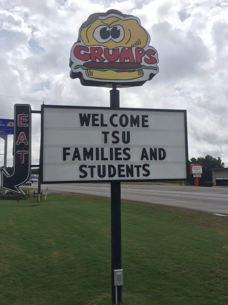 Welcome back Tarleton students! #wevemissedyou #grumpstexas #grumpsburgers