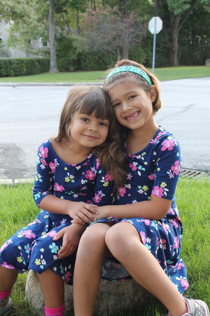 beth_tigue's tweet photo. First day of 2nd grade big girl! Lil' sis still has one more year til K, and is your biggest fan. <3 @WESchools https://t.co/kF21gmRGtf