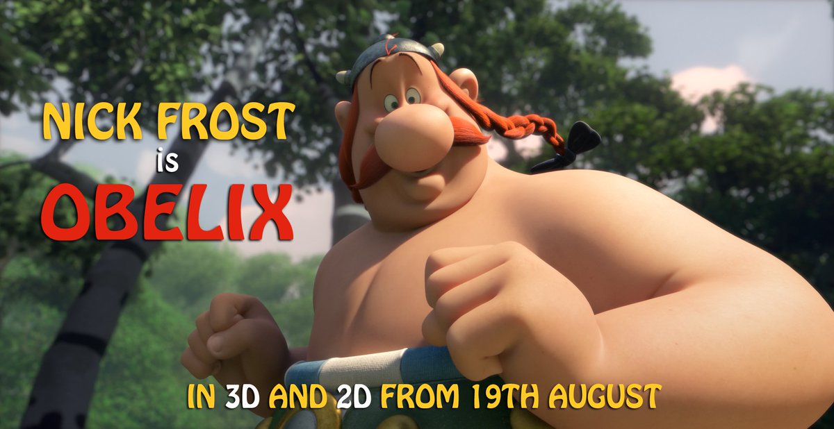 Calling <a href="/nickjfrost/">Nick Frost</a> fans! #NickFrost is #Obelix ! In cinemas TOMORROW! Book tickets now at asterixmovie.co.uk