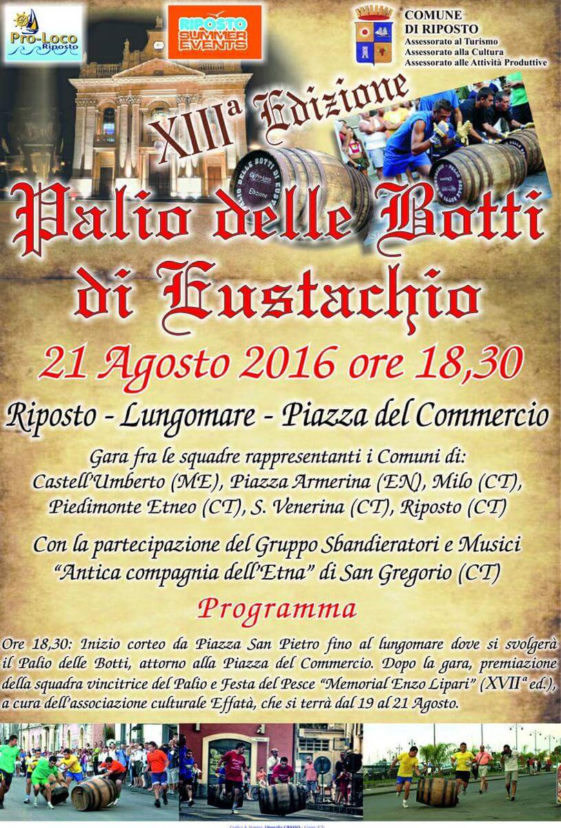 ComunitaRiposto's tweet image. #Riposto #Summer #Eustachio #Palio