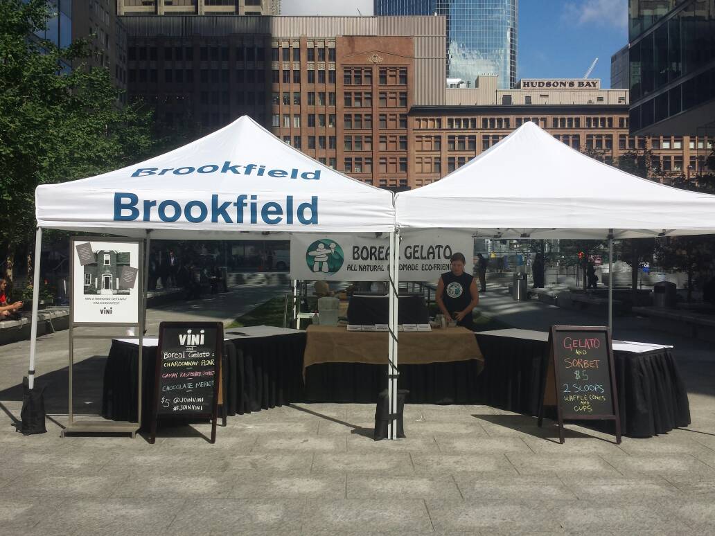 joinvini's tweet photo. #FarmFreshTO is underway! Get down here and try @BorealGelato delicious concoctions with #joinvini https://t.co/BOIcCE54Dj