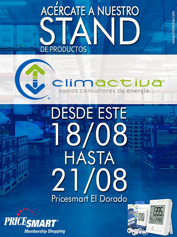 ClimactivaPty's tweet photo. Te esperamos en #PrimeSmart para darte toda al información sobre nuestros productos #ClimActiva https://t.co/KRrdeqZffp