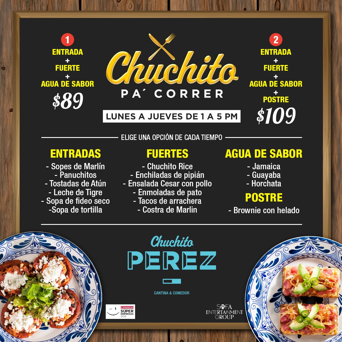 ChuchitoPerezMx's tweet photo. ¡Conoce nuestro menú Chuchito Pa´correr! 😋 #Pacorrer #Promo #ChuchitoPerez #Cibeles #Condesa https://t.co/WYxoqv5Q3D
