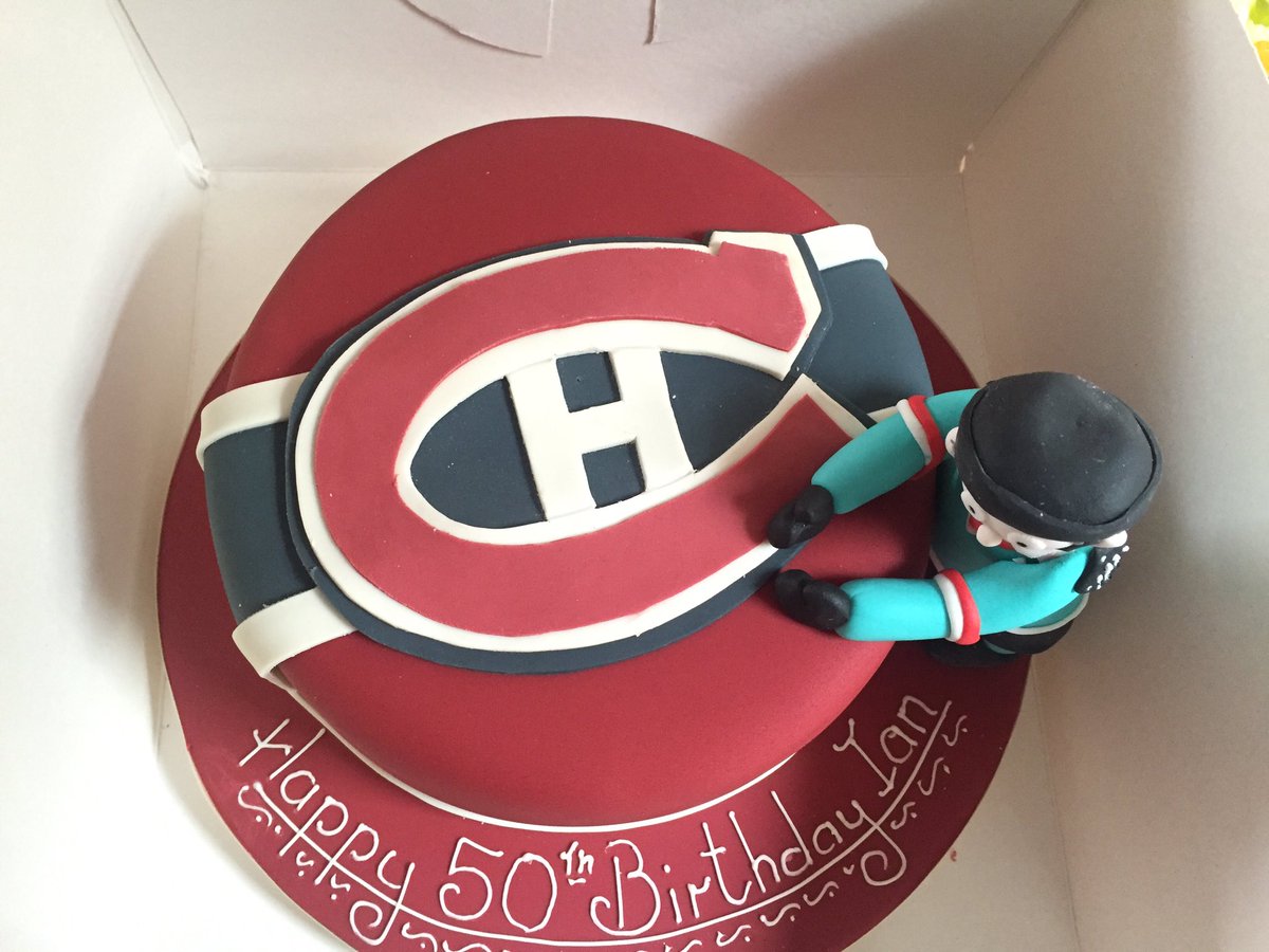 Canadiens Montreal What A Cake And A Very Habby 50th Birthday To You Ian Eg