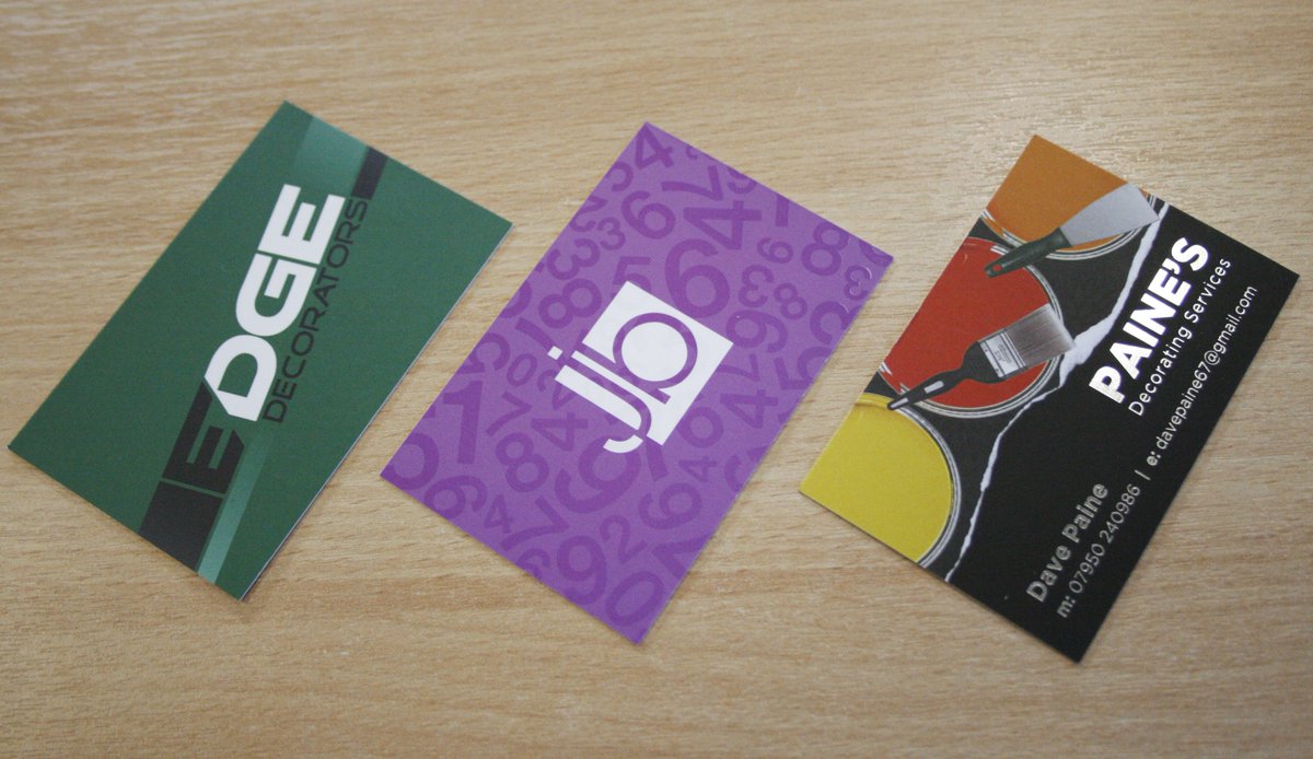 Make sure you look Mint with matt laminate, spot UV or hot foil business cards.