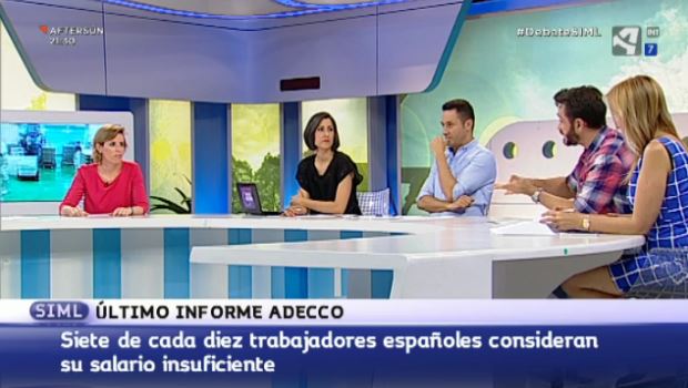 SinIrMasLejostv's tweet photo. ¿Es una percepción o realmente los españoles están tan mal pagados? #DebateSIML https://t.co/sheUf8OV38