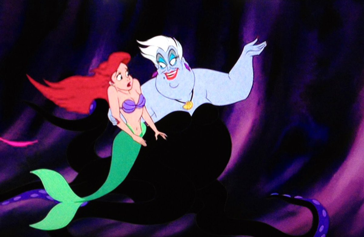 Pyle206's tweet photo. Fish girl makes a terrible deal with Rosie ODonnell. Maybe she's not allowed to talk. Sad. #TrumpExplainsMoviePlots https://t.co/Hlx8h4pasU