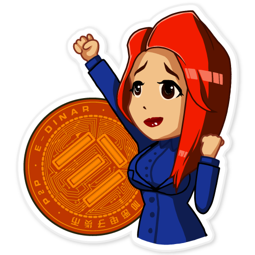 EDINARWORLD's tweet image. E-DINAR + Telegram: Bright stickers with a popular media person
e-dinar.io/news/main/edin…