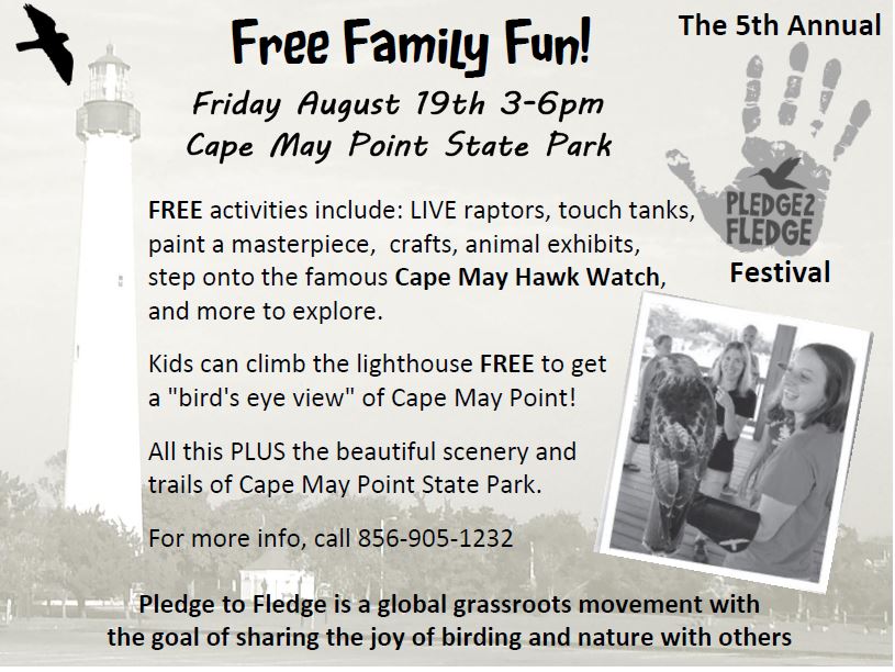 CrossleyIDGuide's tweet image. Got #nature? Head to #pledgetofledge tomorrow at Cape May Point State Park from 3-6pm for #family fun