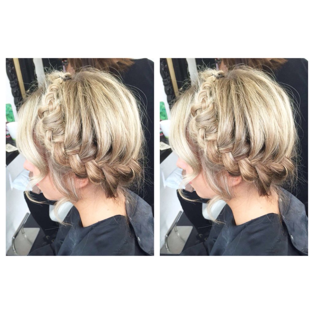 Charisegoodwin's tweet photo. Halo braid!! 
#hairtrends #hairstyling #hairbycharise #hairatlucianas #hairinspo #braid #halobraid #blondie https://t.co/qjEg75O7U7