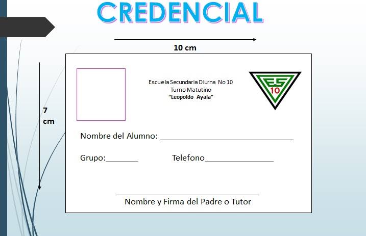 formatos de credenciales en word