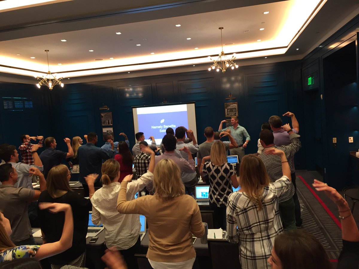 move_thisworld's tweet photo. Check out @NamelyHR using "The Shake Off" to open - now THAT'S how you start a meeting! #ThisTeamMoves https://t.co/VcZji2QRdI