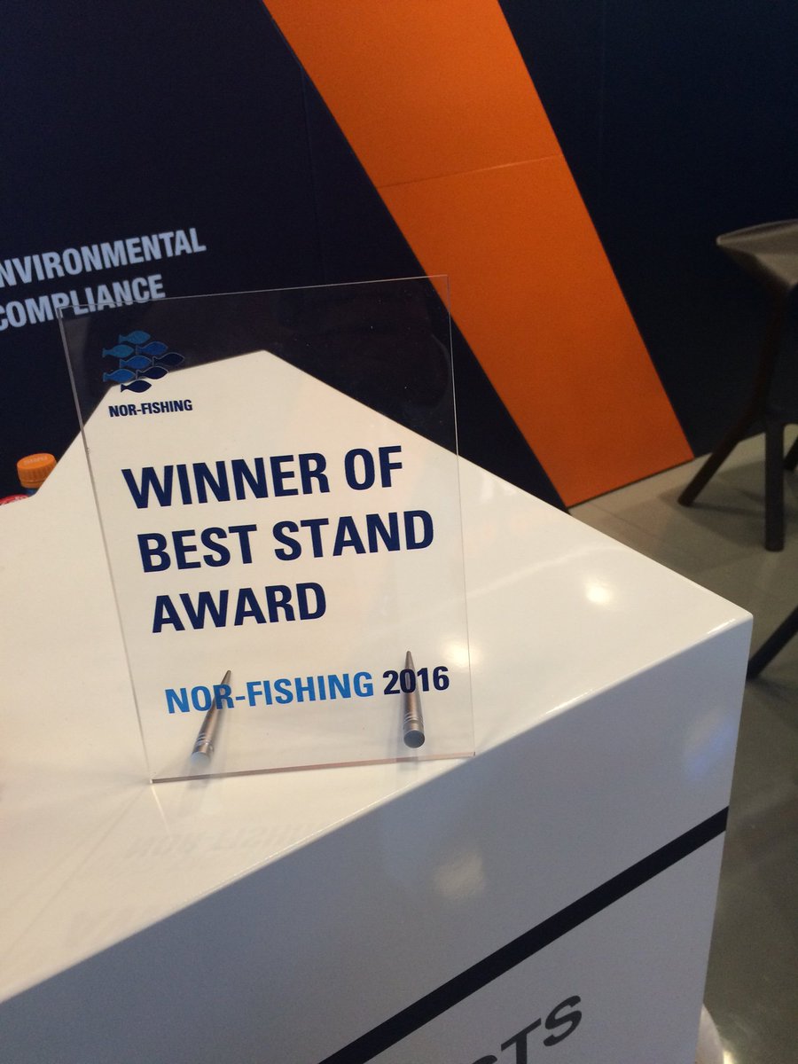Congratulations! Wärtsilä stand is awarded the best stand <a href="/NorFishing/">Nor-Fishing</a> 2016!
