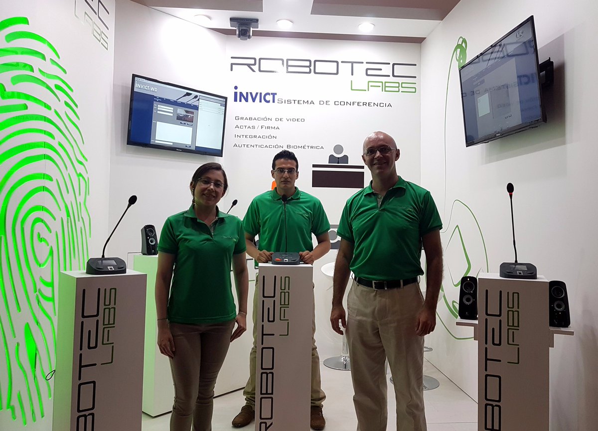 RobotecCorp's tweet photo. #Robotec participó, del 10 al 12 de agosto, en #ExpoCongresoTecnomultimediaInfocomm2016 en #México. https://t.co/12HJxkF7Sg