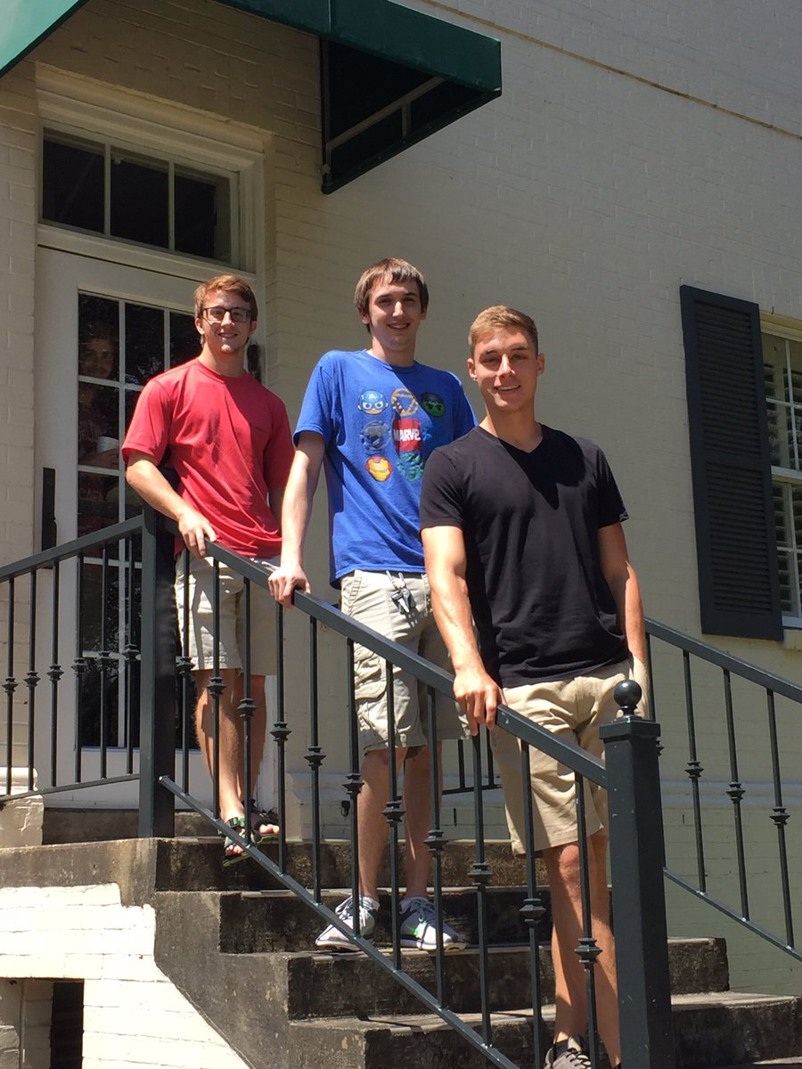 Alright ladies here are 3 of your 4 new house boys <a href="/cambeal1/">Cameron Beal</a> <a href="/mitchtheginger/">Mitchell</a> <a href="/the_baker23/">Ian baker</a>. Not pictured Austin Kent