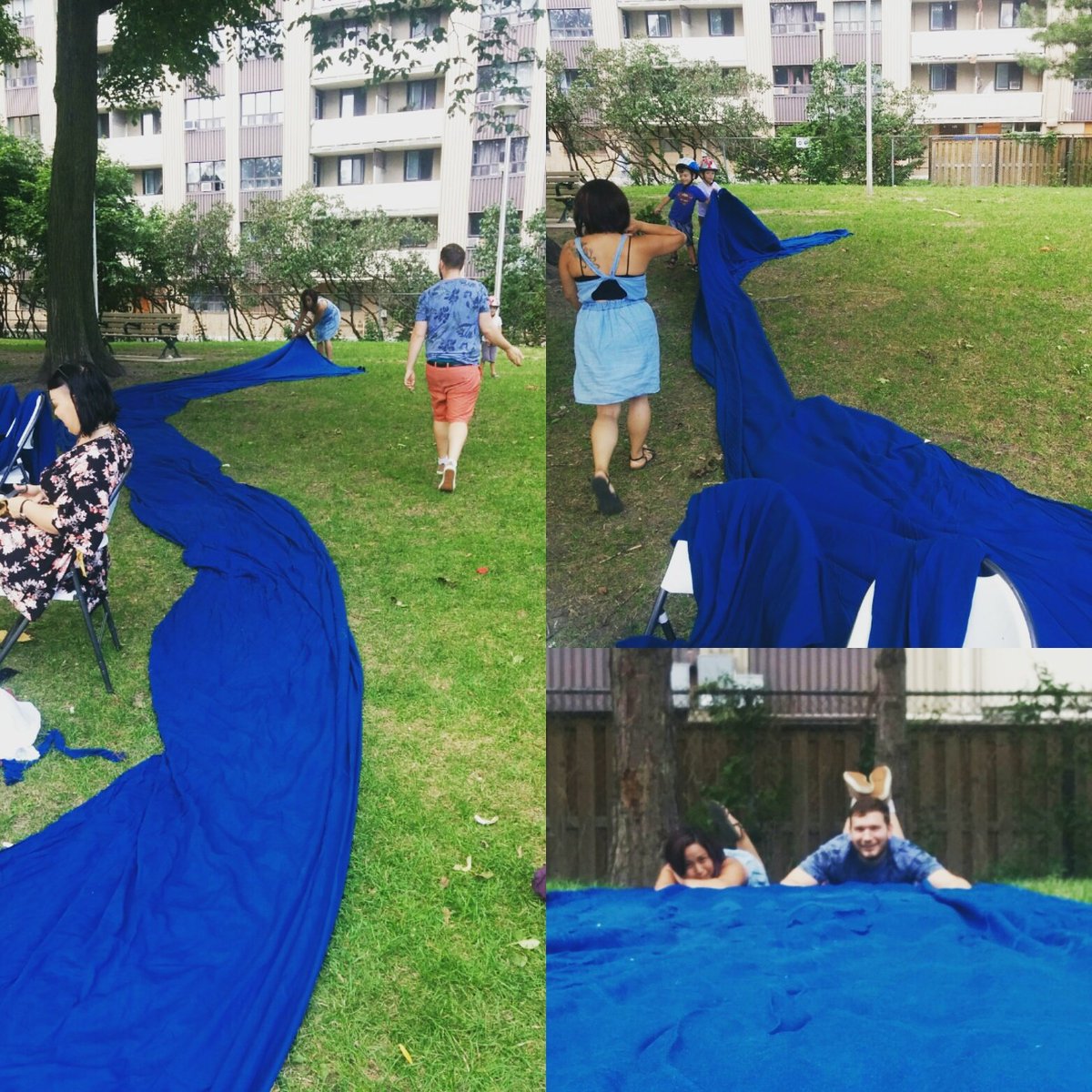 MakingRoomTO's tweet photo. We had so much fun making a river in Masaryk Park yesterday 🚣 Don't miss out, we're still there every Wednesday 3-6! https://t.co/gkvt7DiLay