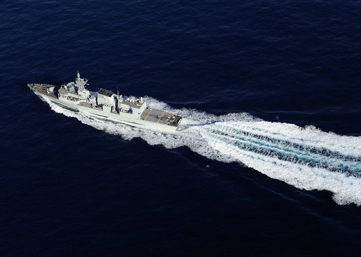 CanadianForces's tweet photo. #HMCSVancouver headed to the Asia-Pacific region to participate in Ex #KAKADU &amp; #WESTPLOY16 https://t.co/zbAqGl14z2 https://t.co/Qaoxy6zqTu