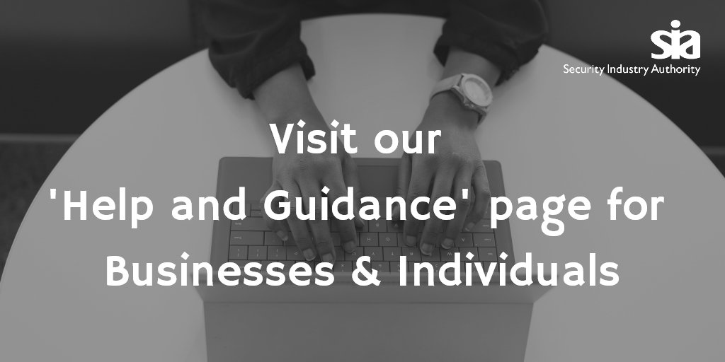 SIAuk's tweet image. Visit our ‘Help &amp;amp; Guidance&apos; page for support on using our new licensing site bit.ly/29TbN25 #SIAChanges