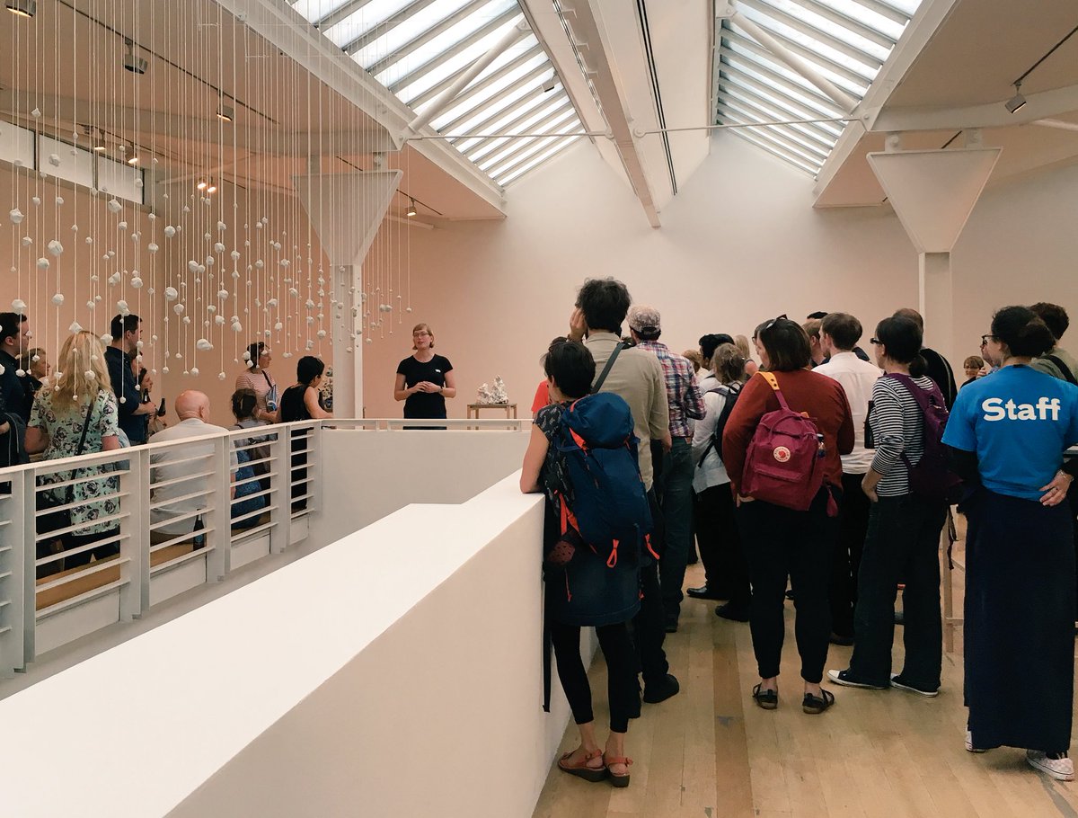 fruitmarket's tweet photo. #Edartfest #artlate is in full swing, with a quick tour and a blast of #ambientaudiences. We are open until 9pm! https://t.co/EsPukWGEfU