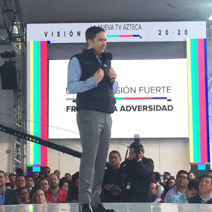 #LaNuevaTvAzteca es una realidad. Hoy, de la mano de @SalinasBenjamin estamos creciendo y cambiando.<a href="/tag/lanuevatvazteca"class="tags">#LaNuevaTvAzteca</a>