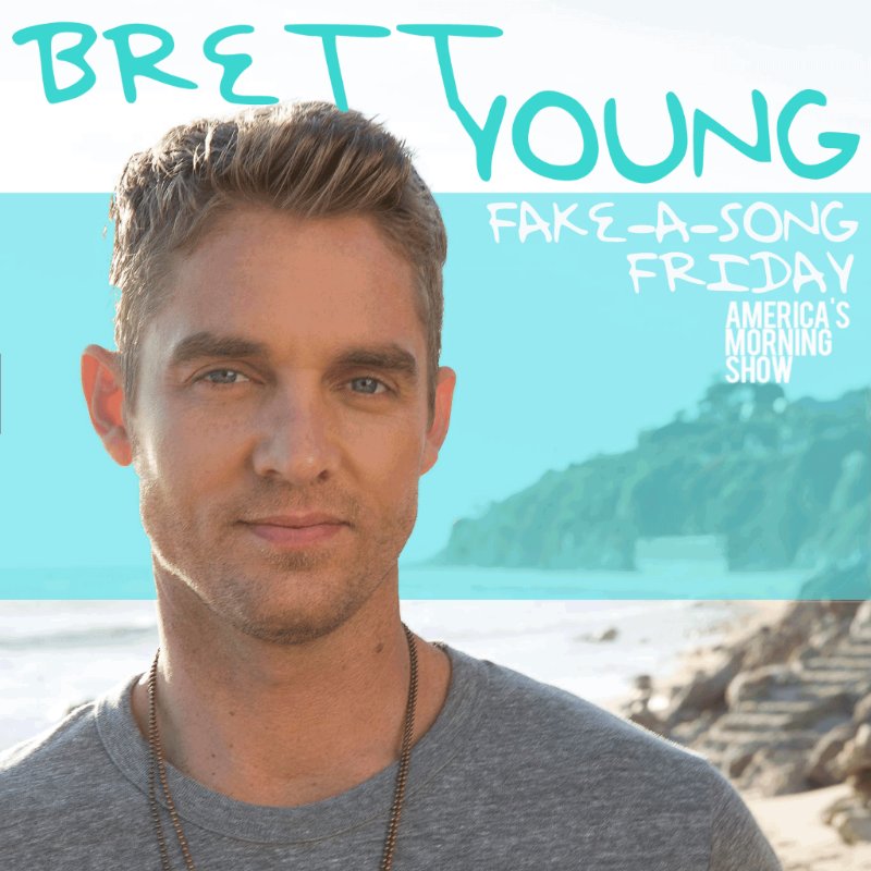 1071PSK's tweet photo. #SleepWithoutYou #singer @BrettYoungMusic takes his shot at #FakeASong tomorrow on @AmericasMorning. #TuneIn https://t.co/0IIQaNYqAp