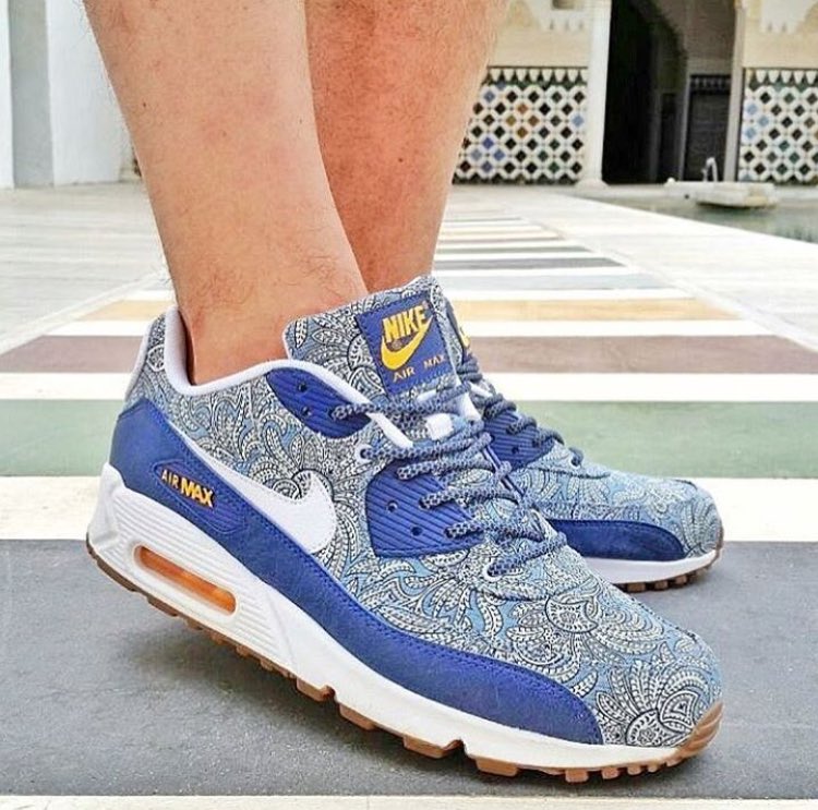 AirMaxSolo's tweet image. Nike Air Max 90 Liberty of London.
