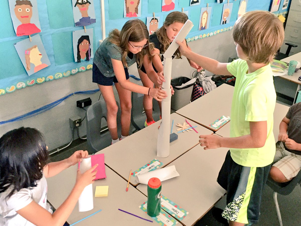 #LighthouseChallenge ⛵️ team building in 5th grade