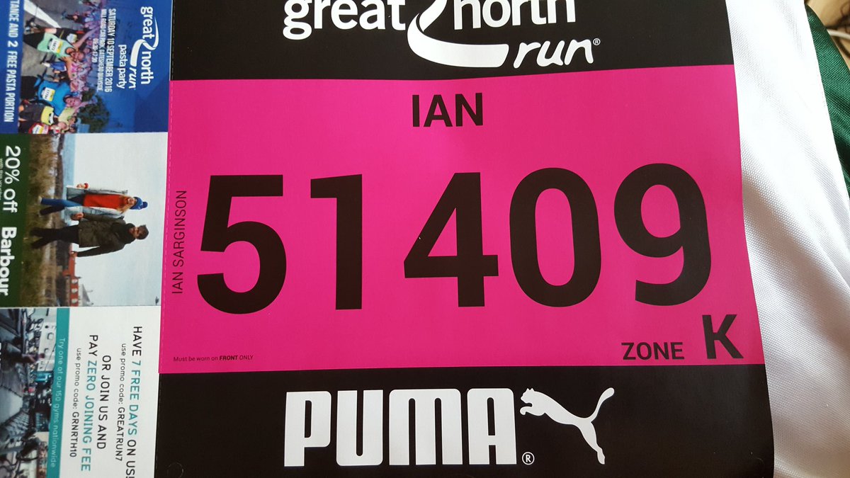 Sargy7's tweet photo. Just got home from holiday to find this bad boy. @Great_Run #GreatNorthRun #RunningNumber #Excitement https://t.co/17wQlbmbJI