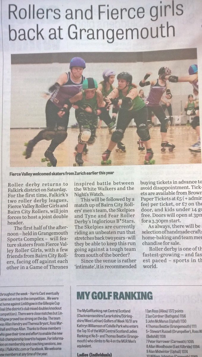 Feature in this week's <a href="/FalkirkHeraldSp/">Falkirk Herald Sport</a> about Saturday's game: