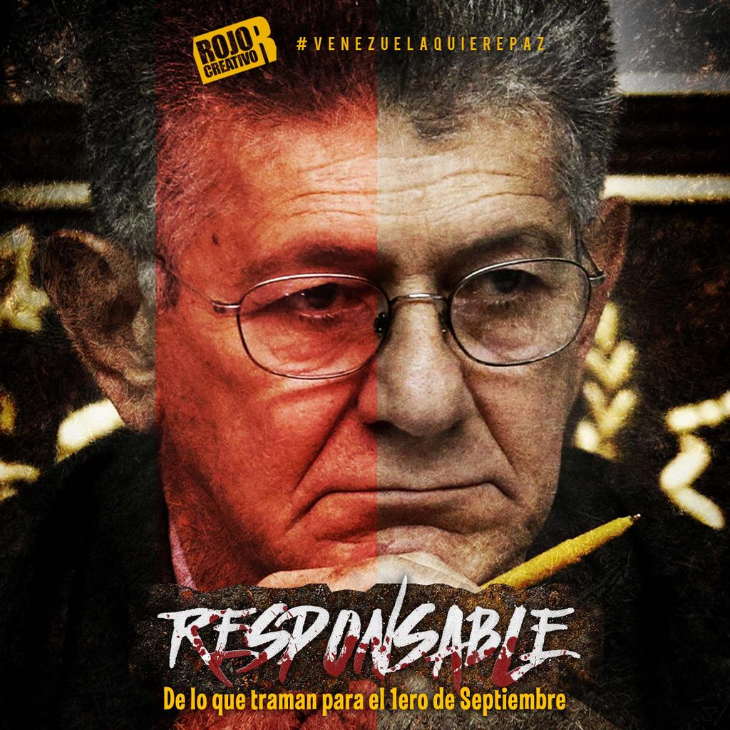 RojoCreativo's tweet photo. Este es uno de los responsables que hace llamado a violencia y muerte el 1S... ALERTA!!! #VenezuelaQuierePaz https://t.co/7XS9HWG5w0