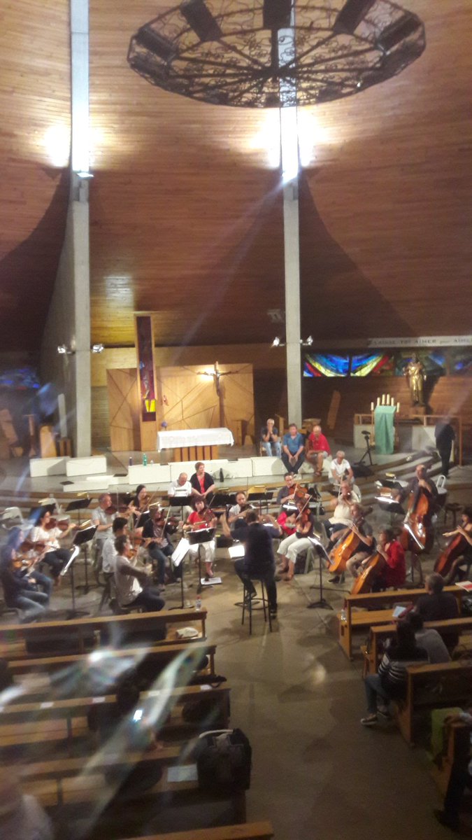 Générale du Requiem de Mozart à Pau. Direction musicale Samuel Jean