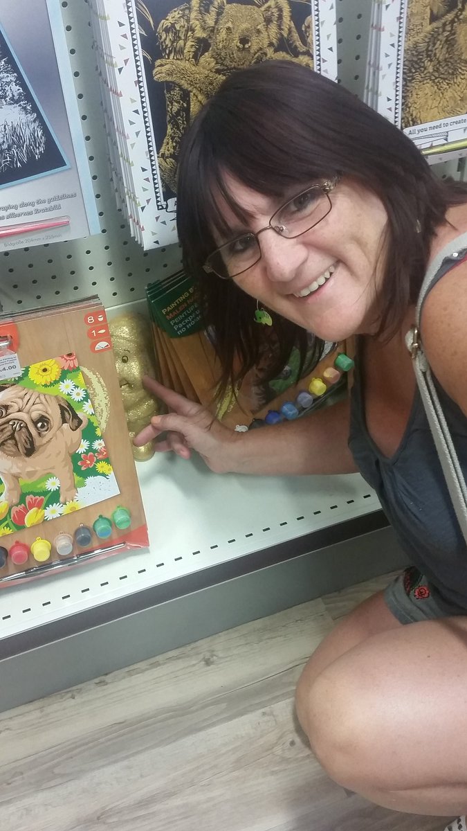 Chezney84's tweet photo. @Hobbycraft_PBO took mum on the hunt tonight, he's a crafty little fellow! https://t.co/XdCydAU286