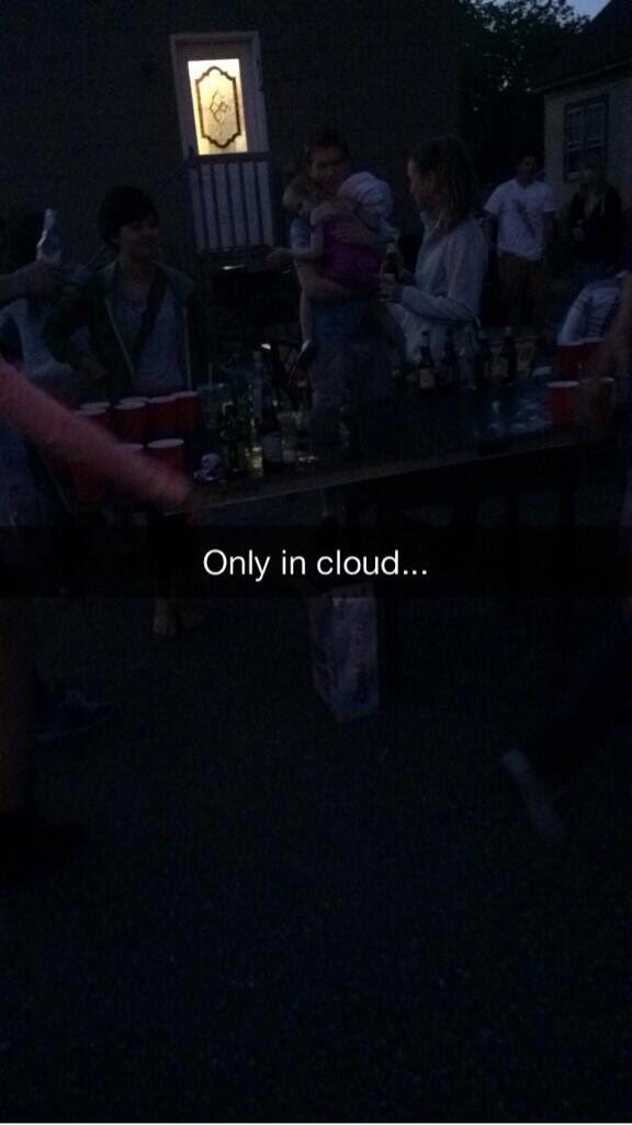 OnlyInCloud's tweet photo. #OnlyInCloud kids are brought to house parties! #freshmanadvice #MoveInDay #SCSU https://t.co/S4xBE1Y892