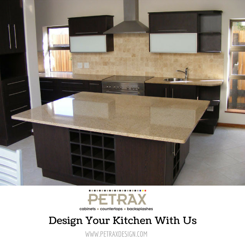 Toronto Custom Kitchen. Large island with built-in wine storage.
Design Your Kitchen With Us petraxdesign.com