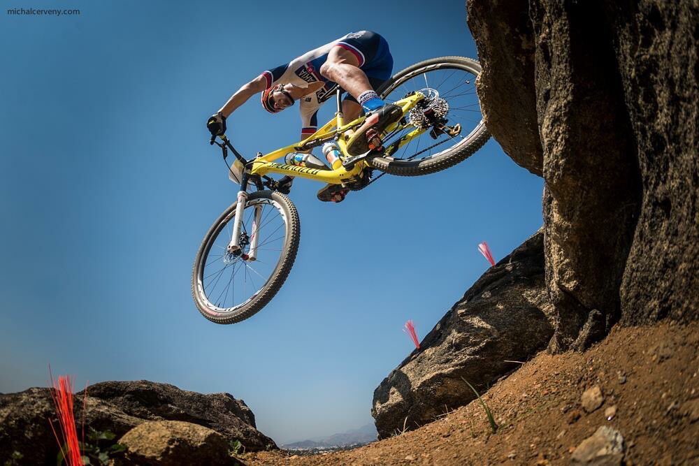 Training on olympics circuit. Checking every detail.