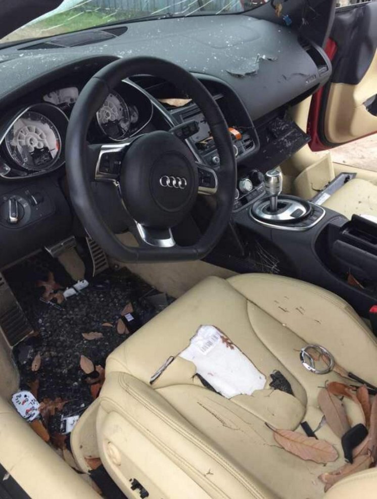 some females take things too far smh, people work hard for their possessions