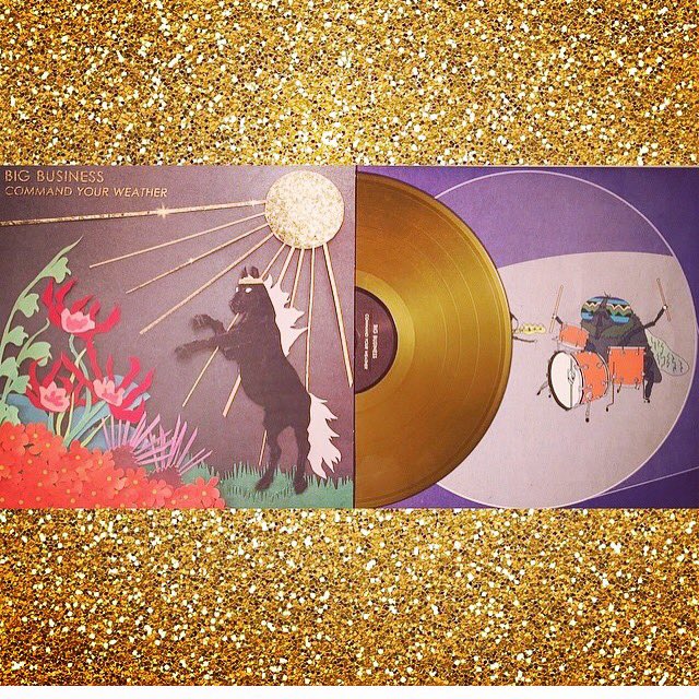 bigbigbiz's tweet image. Gold Vinyl back in stock and ready to ship! Also available in black, gold cassette, and CD. bigbigbusiness.bandcamp.com