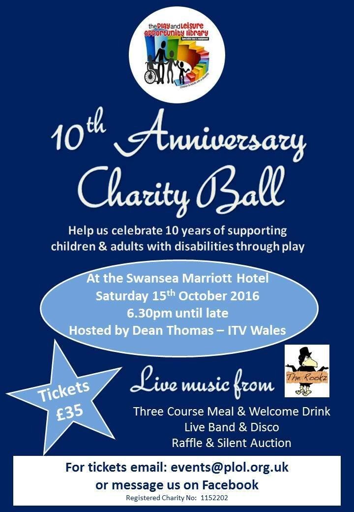swanseaplol's tweet photo. Hi all please RT to tell all about #10YearsofPLOL Charity Ball. events@plol.org.uk or message to book. https://t.co/qWDb6gfpKc