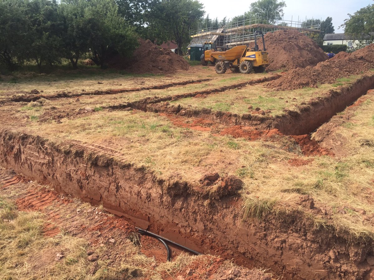 WREnergy's tweet photo. Ground loops in progress on a renovation project in preparation for another @NIBEEnergy GSHP installation... https://t.co/vVKA8qgkMj