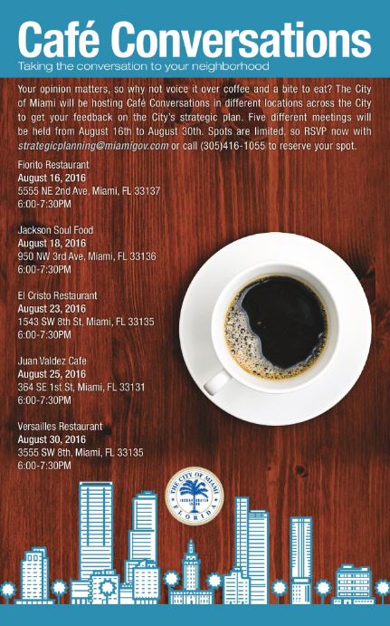 We provide the coffee and snacks - you provide the input!  Join us TODAY at <a href="/JacksonSoulFood/">Jackson Soul Food</a> for #CafeConversations