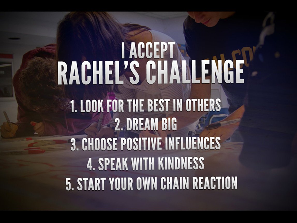 We could all use more kindness in our lives. <a href="/RachelsChalleng/">Rachels Challenge</a> #BHSmatters