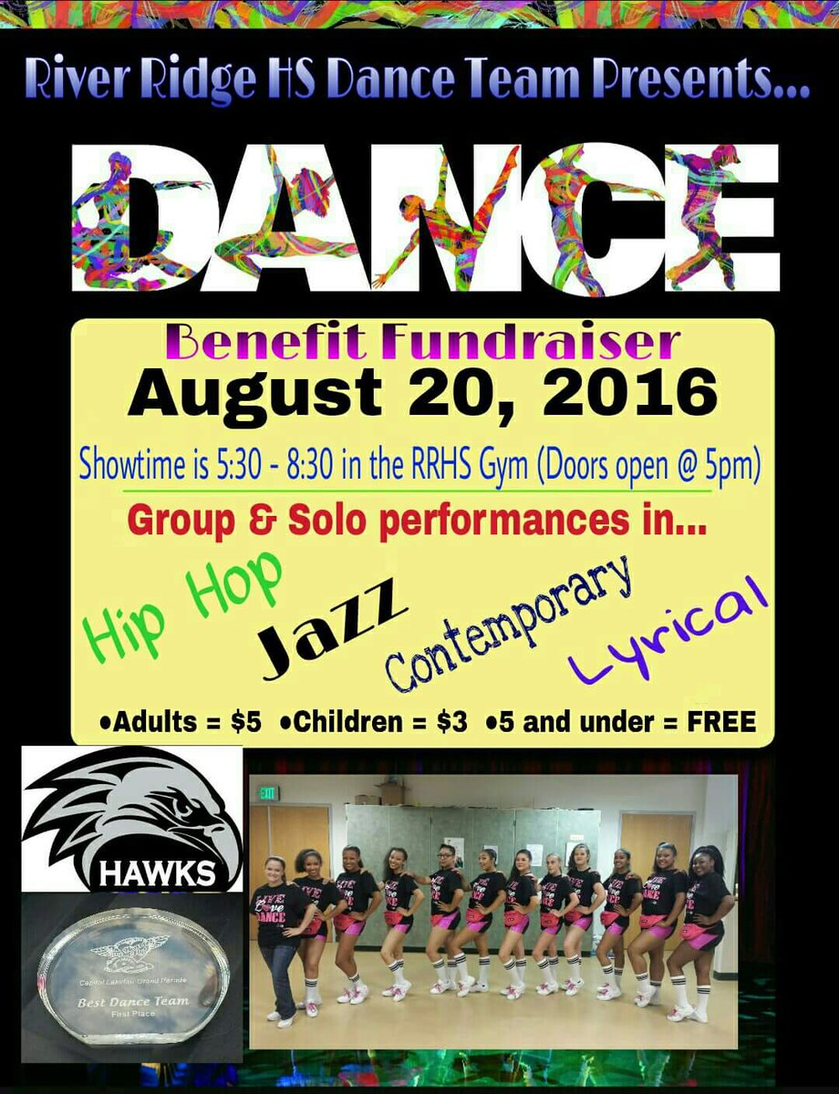 team_rrhsdance's tweet photo. Come watch current, former, and future RRHS Students dance THIS Saturday! If you'd like to perform please DM us! https://t.co/LhQS8hUaXD