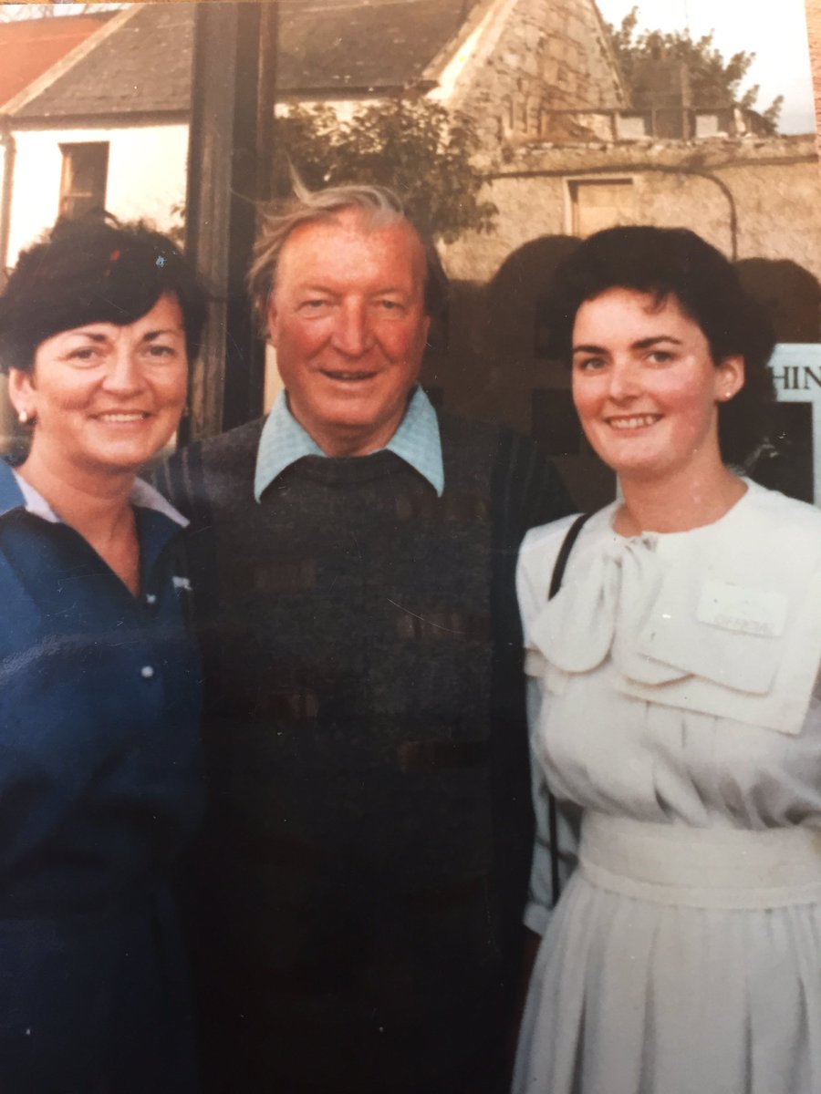 Former Taoiseach Charles Haughey pictured here with committee members back in the mid 80's