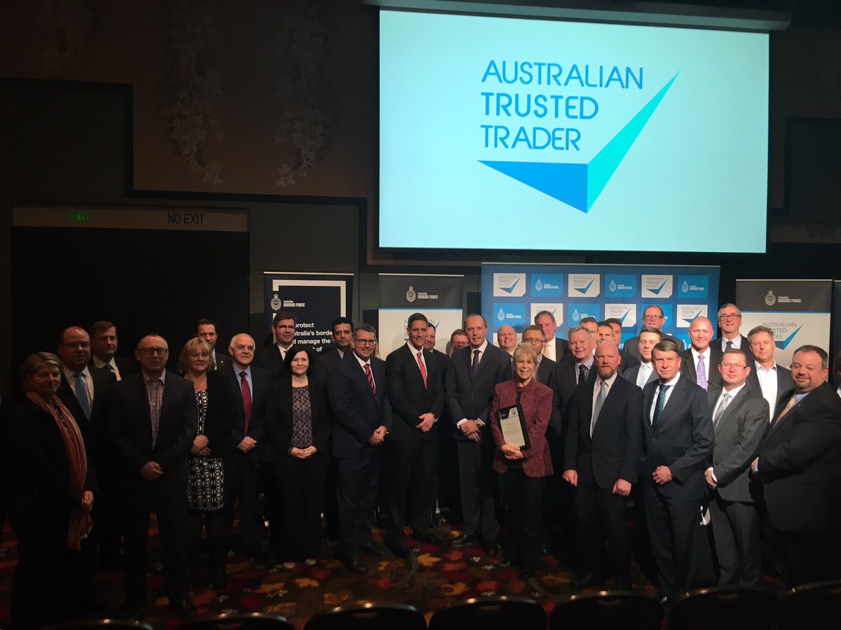 keithjpitt's tweet image. With @PeterDutton_MP &amp;amp; @exportmeat this morning congratulating participants in Oz Trusted Trader @Austrade #ausbiz
