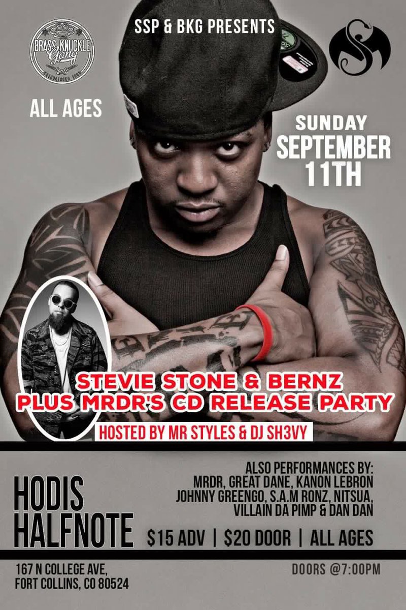 xicano14's tweet photo. Get at us for you pre sales! 9/11 it's going down MRDR cd release Stevie stone &amp; berns $15 tix in hand https://t.co/yEm1bJaVKw