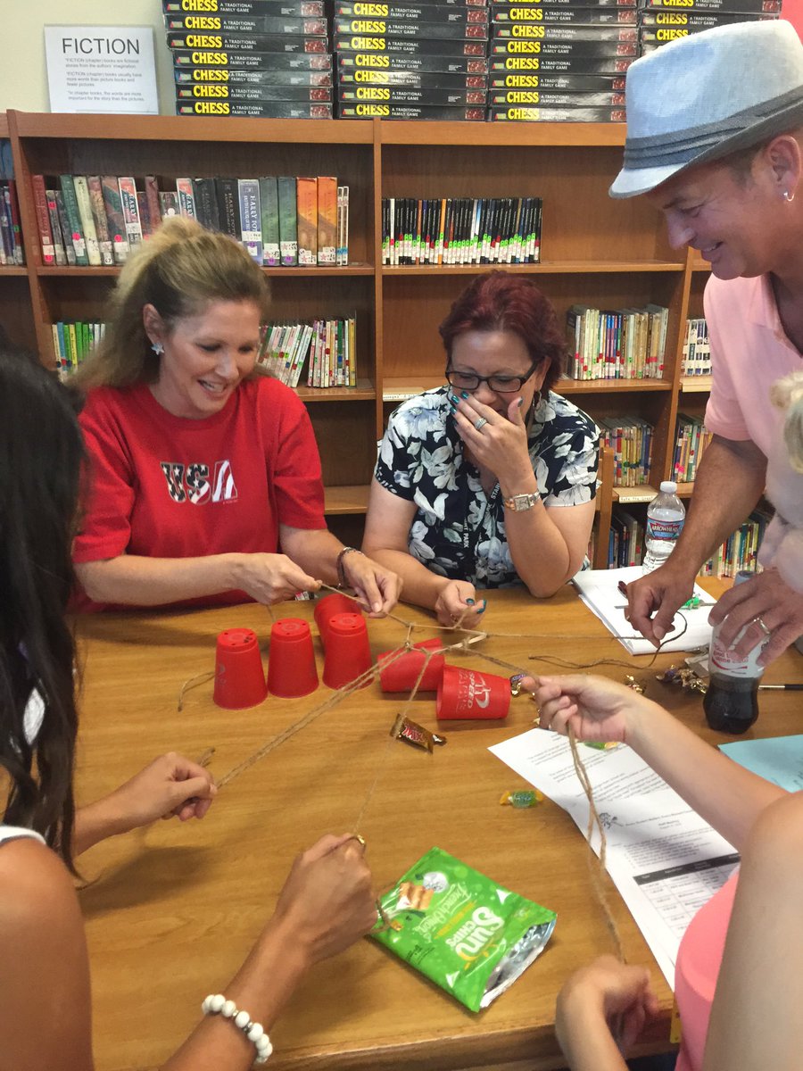 drdrdn's tweet photo. Team building during our PD! https://t.co/salS6DBAtB