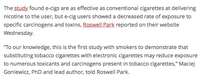 VapingAlliance's tweet photo. This Study Is The Last Thing Anti-E-Cig Crusaders Want To See https://t.co/R0uLAVQa1A via @dailycaller https://t.co/oL8lGOXyTl