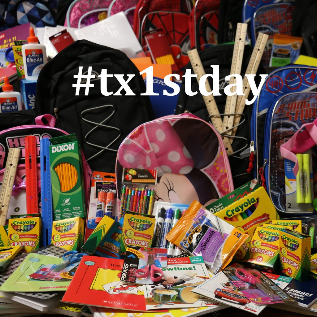 Don't forget, we want to see your #tx1stday photos as we kick off the 2016-17 year. Use the hashtag &amp; tag us! #txed