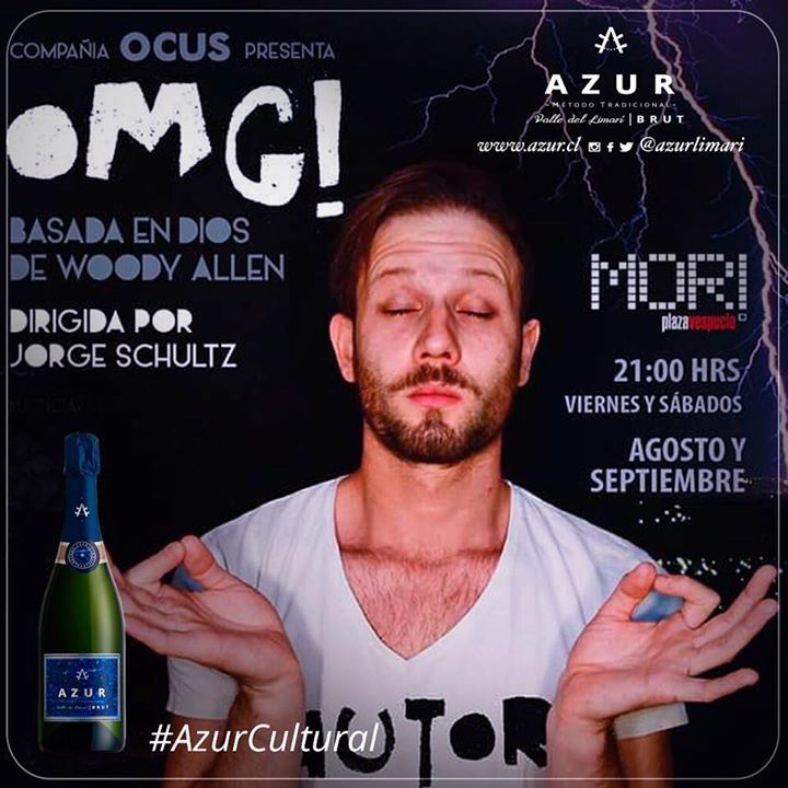 azurlimari's tweet photo. Este fin de semana te recomendamos la obra "OMG", basada en la comedia "Dios" de Woody Allen, en la que un autor y … https://t.co/2ztE5bddR5